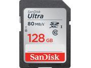 SanDisk 128GB Ultra SDXC UHS I Class 10 Memory Card Speed Up to 80MB s SDSDUNC 128G GN6IN