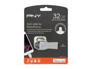 PNY DUO-LINK 32GB Memory (USB Flash Drive)