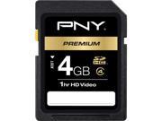 PNY Optima 4GB Secure Digital High Capacity SDHC Flash Card Model P SDHC4G4 EF