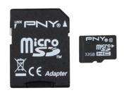 PNY 32GB microSDHC Flash Card Model P SDU32G10 GE