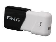 PNY Compact Attaché 64GB USB 2.0 Flash Drive