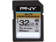 PNY Elite Performance 32GB Secure Digital High Capacity SDHC Flash Card Model P SDH32U1H GE
