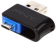 PNY 16GB Swivel OTG USB 2.0 Flash Drive