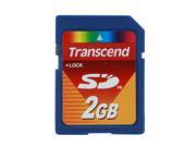Transcend 2GB Secure Digital SD Flash Card Model TS2GSDC