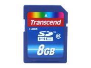 Transcend 8GB Secure Digital High Capacity SDHC Flash Card Model TS8GSDHC6