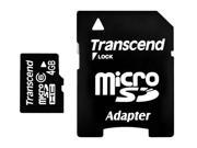 Transcend 4GB microSDHC Flash Card Model TS4GUSDHC6