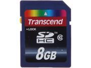 Transcend 8GB Secure Digital High Capacity SDHC Flash Card Model TS8GSDHC10