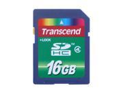 Transcend 16GB Secure Digital High Capacity SDHC Flash Card Model TS16GSDHC4