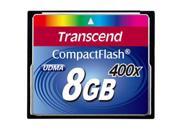 Transcend 8GB Compact Flash CF Flash Card Model TS8GCF400