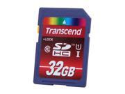 Transcend 32GB Secure Digital High Capacity SDHC Flash Card Model TS32GSDHC10U1