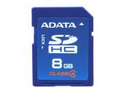 ADATA 8GB Secure Digital High Capacity SDHC Flash Card Model ASDH8GCL4 R