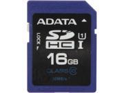 ADATA Premier 16GB Secure Digital High Capacity SDHC Class 10 Flash Card Model ASDH16GUICL10 R