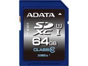 ADATA Premier 64GB Secure Digital Extended Capacity SDXC Flash Card