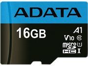 ADATA 16GB Premier microSDHC UHS-I / Class 10 V10 A1 Memory Card with SD Adapter, Speed Up to 85MB/s (AUSDH16GUICL10A1-RA1) ADATA 16GB Premier microSDHC UHS-I / Class 10 V10 A1 Memory Card with SD Adapter, Speed Up to 85MB/s (AUSDH16GUICL10A1-RA1)
