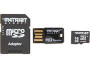 Patriot Signature LX Series 16GB microSDHC Flash Card Model PSF16GMCSHC10UK
