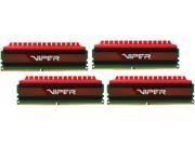 Patriot Viper 4 16GB 4 x 4GB 288 Pin DDR4 SDRAM DDR4 2400 PC4 19200 Extreme Performance Quad Memory Kit Model PV416G240C5QK