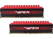 Patriot Viper 4 16GB 2 x 8GB 288 Pin DDR4 SDRAM DDR4 2666 PC4 21300 Extreme Performance Memory Black Sides Red Top Model PV416G266C5K