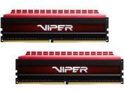 Patriot Viper 4 8GB 2 x 4GB 288 Pin DDR4 SDRAM DDR4 3000 PC4 24000 Extreme Performance Memory Black Sides Red Top Model PV48G300C6K PV48G300C6K