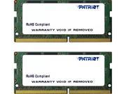 Patriot Signature Line 16GB 2 x 8G 260 Pin DDR4 SO DIMM DDR4 2133 PC4 17000 Laptop Memory Model PSD416G2133SK
