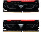 Patriot Viper LED 16GB (2 x 8GB) DDR4 3000MHz DRAM (Desktop Memory) CL15 1.35V Red DIMM (288-pin) Extreme Performance PVLR416G300C5K (Intel XMP, AMD Ryzen)