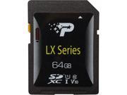 Patriot LX Series 64GB Secure Digital Extended Capacity (SDXC) Flash Card Model PSF64GLX1SDX Patriot LX Series 64GB Secure Digital Extended Capacity (SDXC) Flash Card Model PSF64GLX1SDX