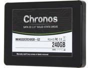 Mushkin Enhanced Chronos 2.5 240GB SATA III MLC Internal Solid State Drive SSD MKNSSDCR240GB G2