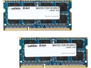 Mushkin Enhanced iRam 16GB 2 x 8GB 204 Pin DDR3 SO DIMM DDR3 1333 PC3 10600 Memory for Apple Model MAR3S1339T8G28X2