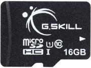 G.Skill 16GB microSDHC UHS I U1 Class 10 Memory Card without Adapter FF TSDG16GN C10