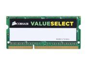 CORSAIR ValueSelect 8GB 204 Pin DDR3 SO DIMM DDR3 1333 PC3 10600 Laptop Memory Model CMSO8GX3M1A1333C9