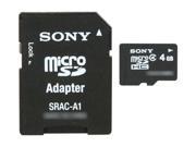 SONY 4GB microSDHC Flash Card Model SR4A4 SONY 4GB microSDHC Flash Card Model SR4A4
