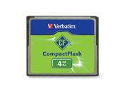 Verbatim 4GB Compact Flash CF Flash Card