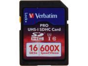 Verbatim PRO 16GB Secure Digital High Capacity SDHC Flash Card