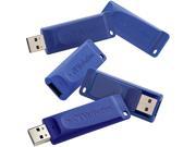 Verbatim 8GB USB Flash Drive Blue 5 Pack