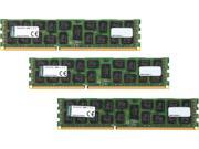 Kingston 48GB 3 x 16GB 240 Pin DDR3 SDRAM ECC Registered DDR3 1333 Server Memory DR x4 1.35V Model KVR13LR9D4K3 48