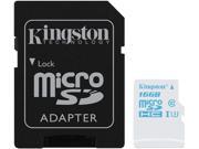 Kingston 16GB MicroSD Action Camera Flash Card SD Adapter Model SDCAC 16GB