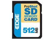 EDGE Tech EDGE ProShot 60X 512MB Secure Digital SD Flash Media Model PE200527