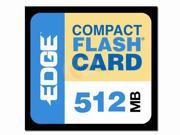 EDGE Tech EDGE Premium 512MB Compact Flash CF Flash Media Model PE179502