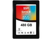 Silicon Power Slim S55 2.5 480GB SATA III TLC Internal Solid State Drive SSD SP480GBSS3S55S25