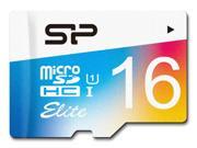 Silicon Power 16GB Elite microSDHC UHS I U1 Class 10 Memory Card with Adapter Speed Up to 85MB s SP016GBSTHBU1V20BT