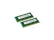 Visiontek 8GB 2 x 4GB 204 Pin DDR3 SO DIMM DDR3 1333 PC3 10600 Laptop Memory Model 900453
