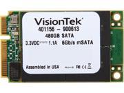 VisionTek mSATA 480GB SATA III Internal Solid State Drive SSD 900613