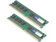 AddOn Memory Upgrades 2GB 2 x 1GB 240 Pin DDR2 SDRAM System Specific Memory