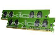 Axiom 2GB 2 x 1GB 240 Pin DDR2 SDRAM DDR2 400 PC2 3200 Desktop Memory Model AXG11790685 2