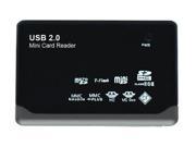 Gear Head CR4200 USB 2.0 supports Memory stick M2 miniSD Card SD SDHC MMC microSD TransFlash CF Card All in One Flash Card Reader