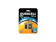 Duracell 32GB microSDHC Flash Card Model DU 3IN1C1032G R