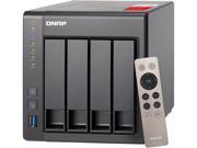 QNAP TS 451 2G US 4 Bay Personal Cloud NAS with HDMI output DLNA AirPlay and PLEX Support Black Case Remote Control Included