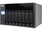 QNAP TS 831X High performance 8 bay NAS with Built in 2 x 10GbE SFP Network Hardware Encryption Quad Core 1.7 GHz 16GB RAM 2 x 1GbE