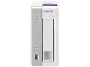 QNAP TS 131P 1 bay Personal Cloud NAS with DLNA Mobile Apps and AirPlay Support. ARM Cortex A15 1.7 GHz Dual Core Chromecast Support
