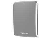 TOSHIBA 500GB Canvio Connect External Hard Drive USB 3.0 Model HDTC705XS3A1 Silver