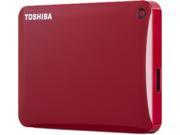 TOSHIBA 3TB Canvio Connect II Portable Hard Drive USB 3.0 Model HDTC830XR3C1 Red